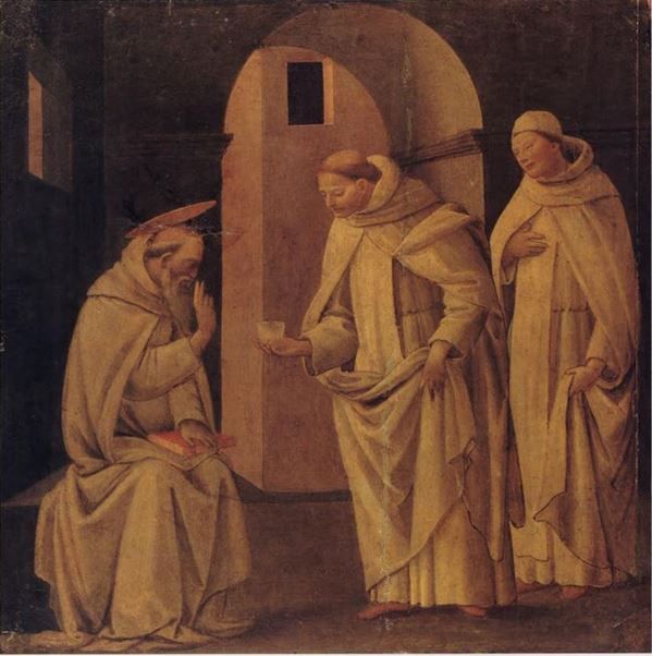 Bartolomeo di Giovanni San Benedetto rifiuta il calice avvelenato