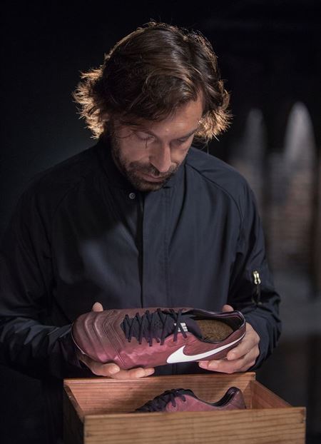 Andrea Pirlo wine boots 1